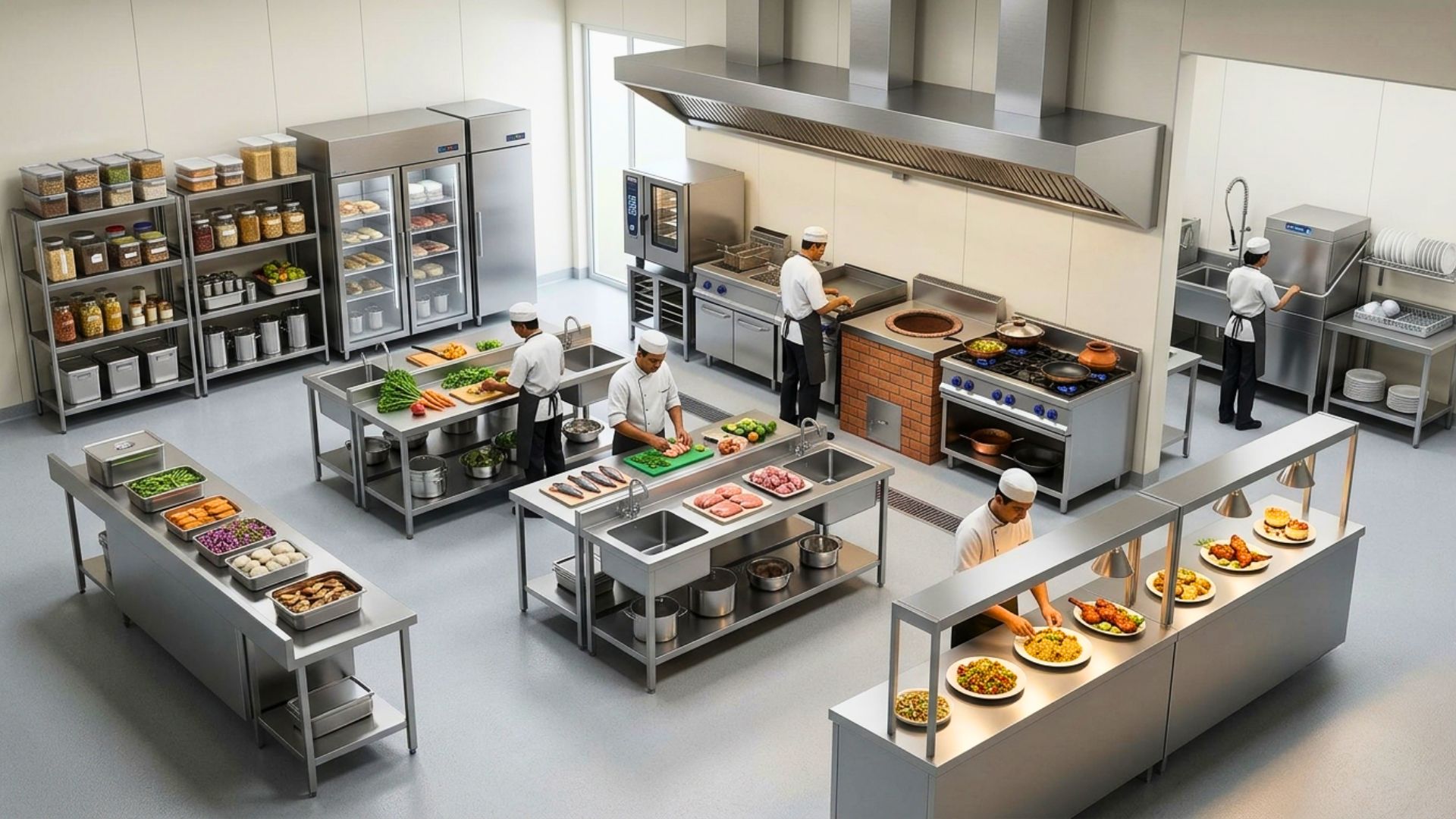 Specialised restaurant interior designer conducting a site study