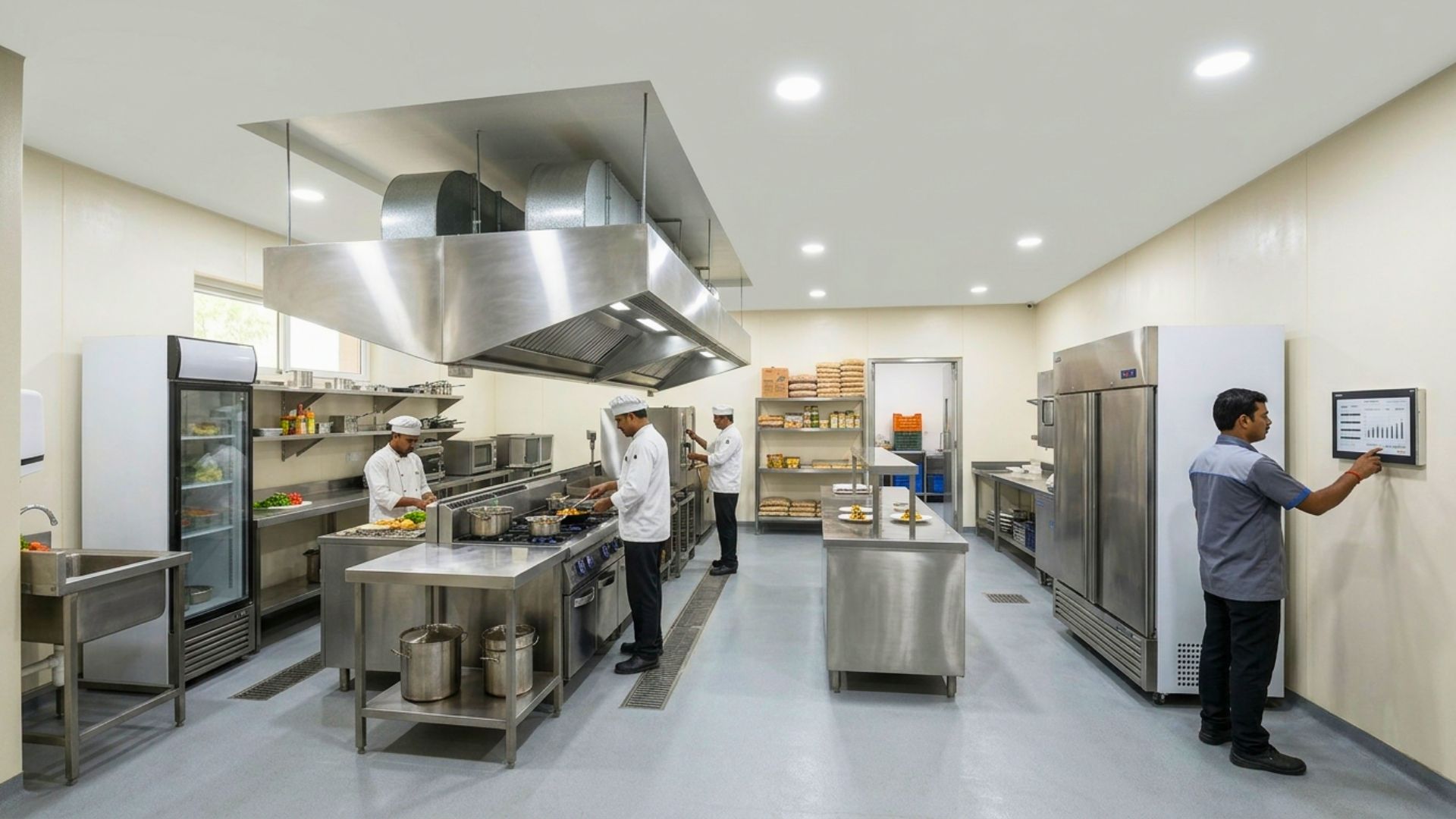 Sourcing kitchen equipment for a new restaurant