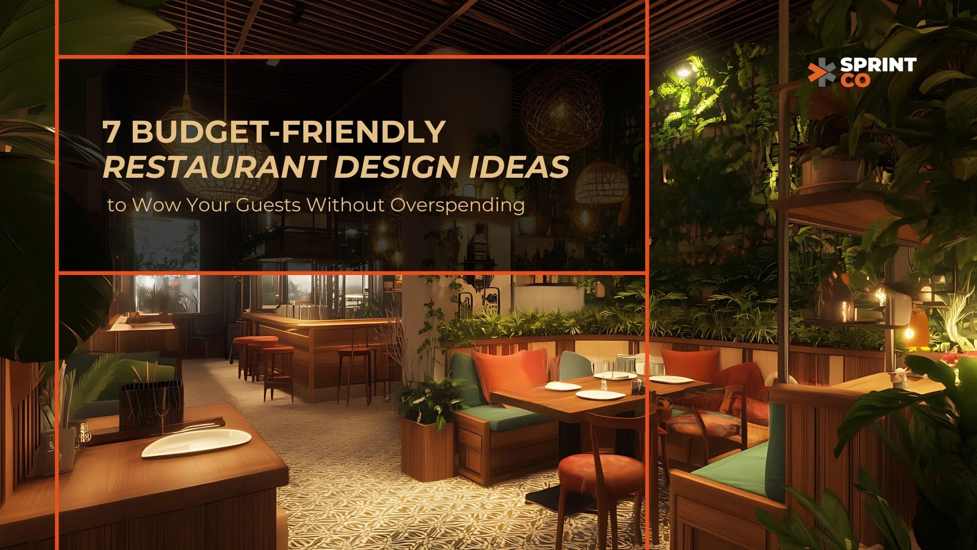 Budget-friendly restaurant interior design ideas