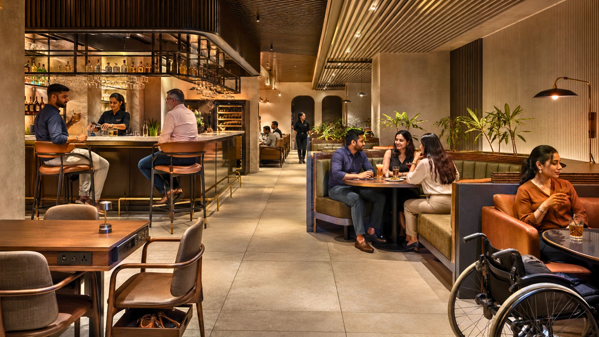 Proper ventilation systems for a restaurant bar