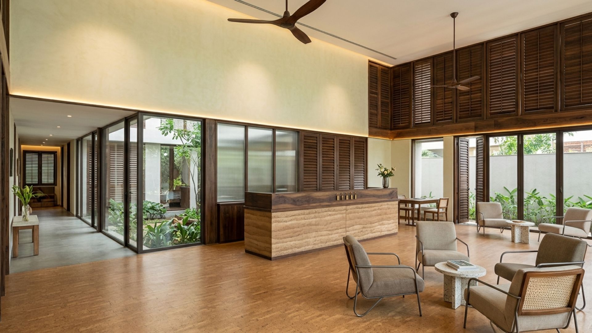 Sustainable flooring materials including cork and linoleum
