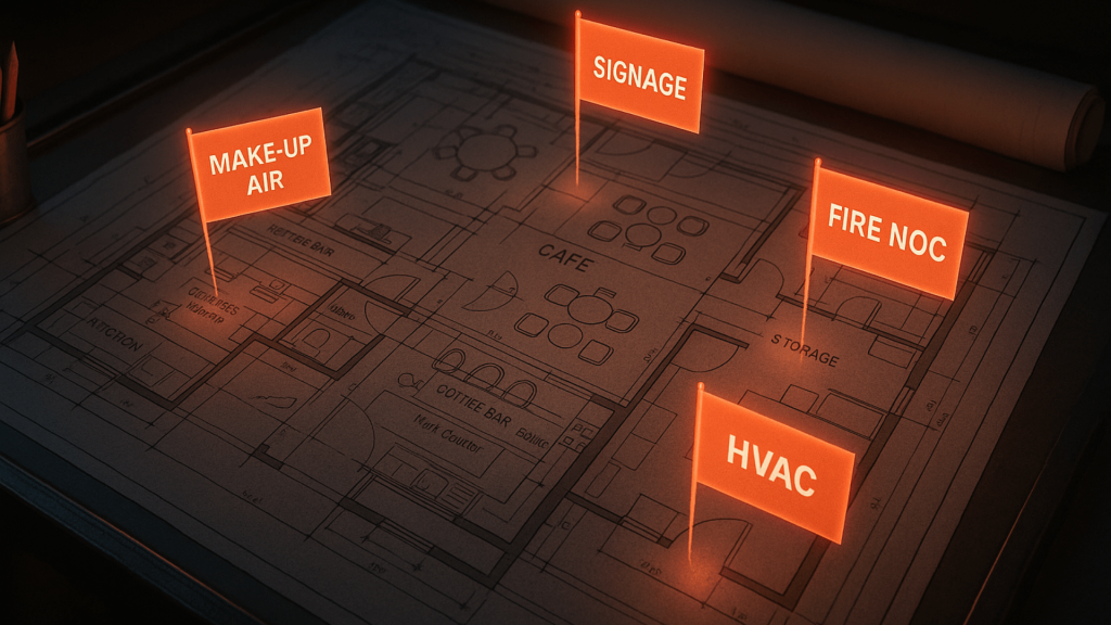 Statutory signage and graphics required for restaurant compliance