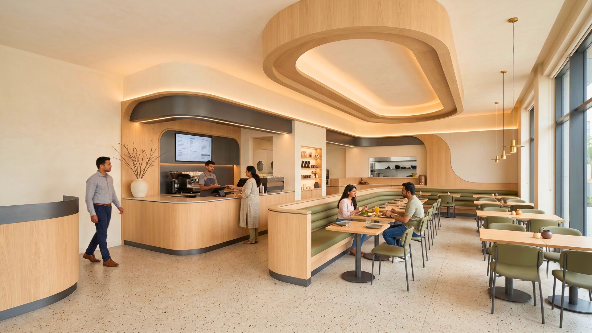 Simple and Smart Design for Your Restaurant-Cafe