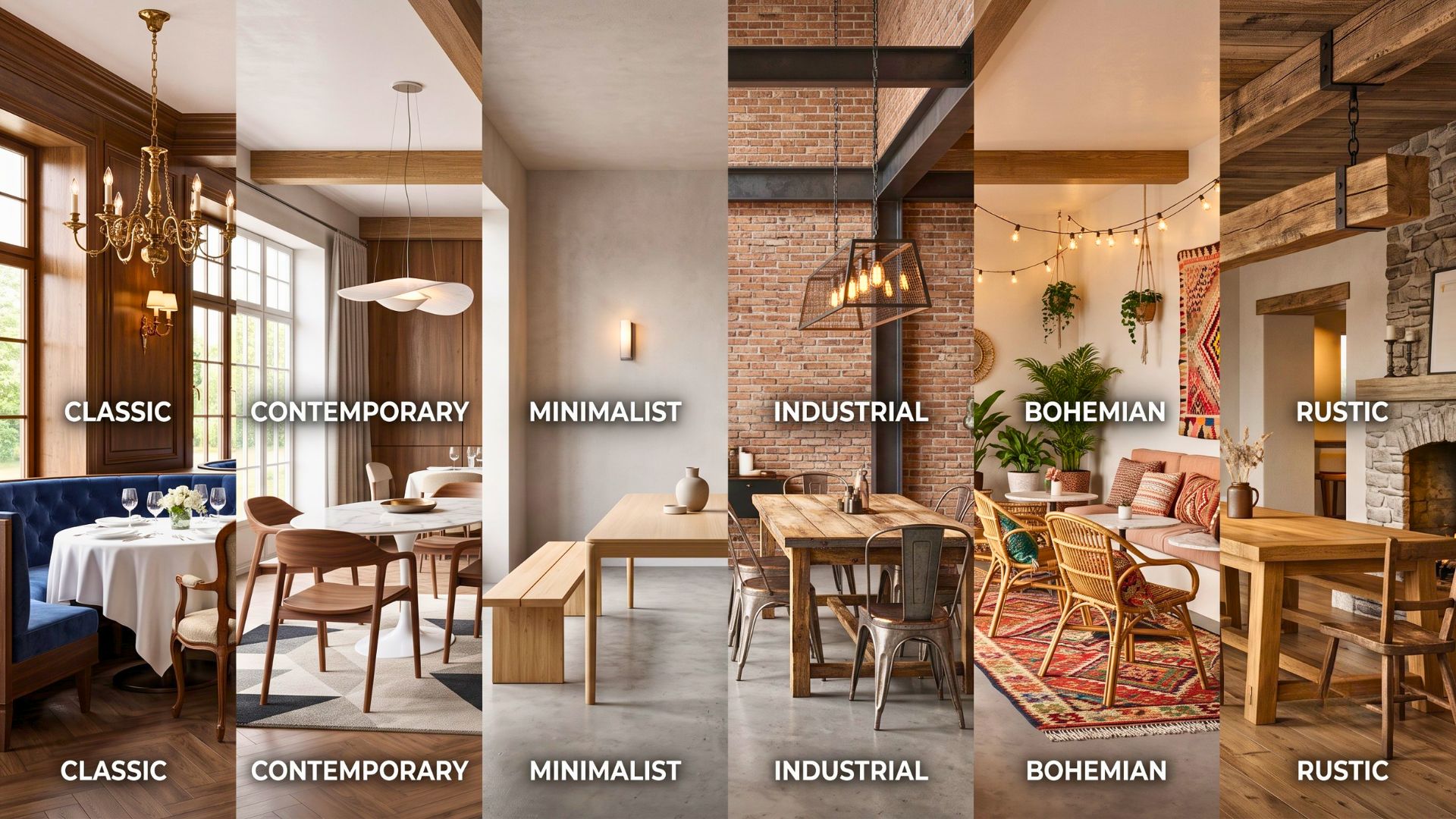 What style should I choose for my restaurant