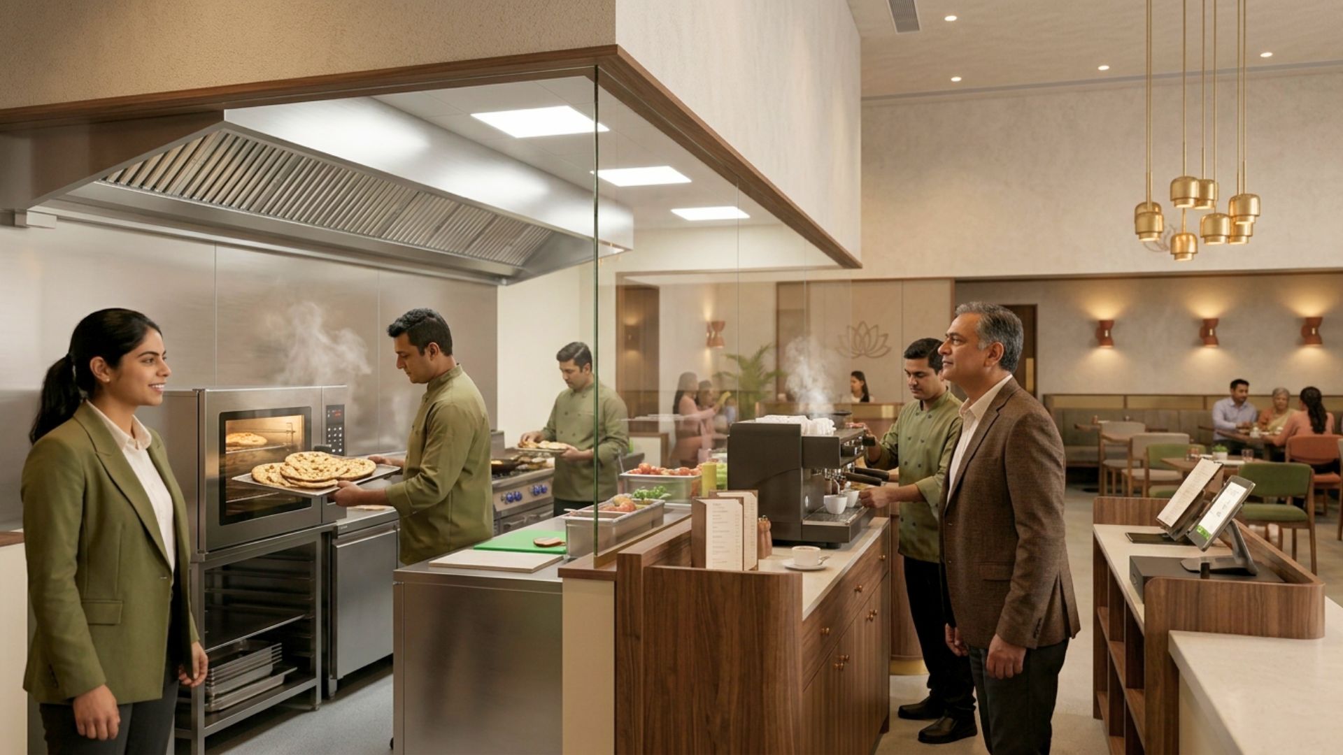 Sourcing kitchen equipment for a new restaurant